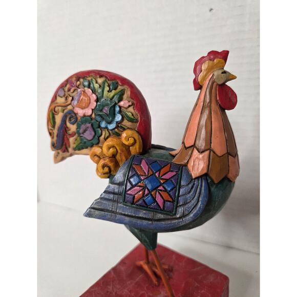 RARE Jim Shore Heartwood Creek Rooster Figurine 117144 "The Spirit of Country" - Picture 4 of 5